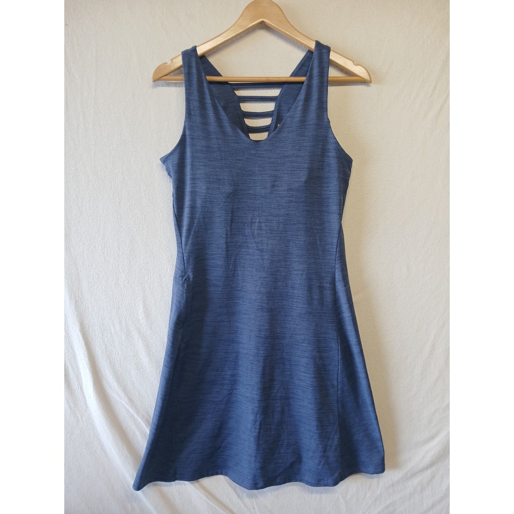 Toad and co medium dress navy fishing gorpcore hiking outdoors